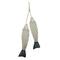 12" Green Netted Fish Wood Wall Décor by Celebrate It™